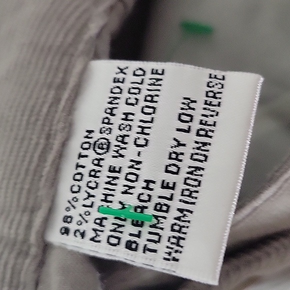 Talbots Petite Strech 14 Gray Corduroy Pants - Picture 16 of 16